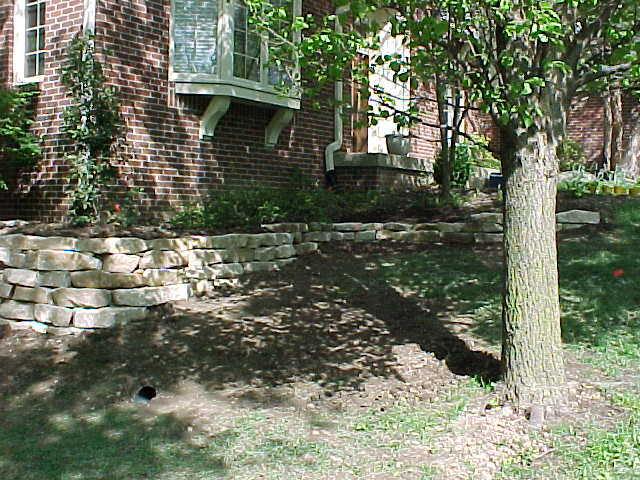 Indiana Brownstone Wall